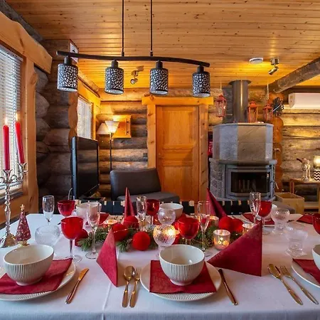 Dağ evi Kuukkeli Log Aurora 